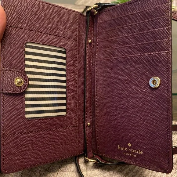 Kate Spade Plum Wristlet Clutch - Picture 3 of 4